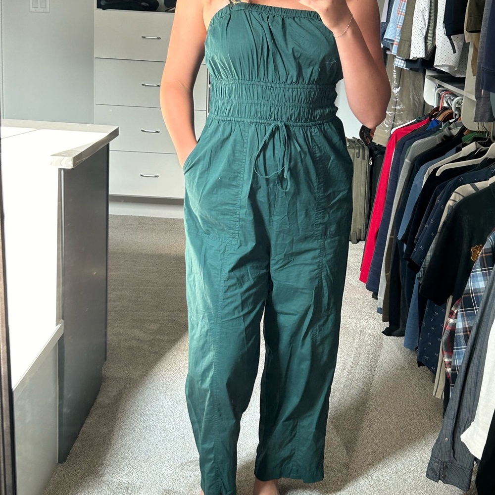 GREEN JUMPSUIT